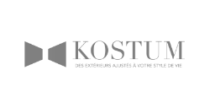 Logo kostum fabricant de portail, clôture, garde-corps, pergola, carport